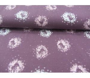 REST 1.20m Jersey - Funkelfee Erika dunkelrosa